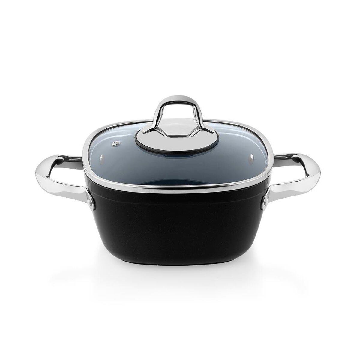 Schafer Gastronomie Master Seramik Derin Tencere 26cm - Siyah/Gri