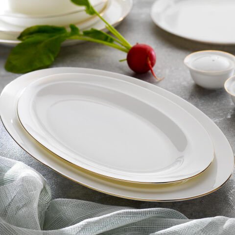 Schafer Superfine Bone Lux Yemek Takımı 56 Parça - Gold