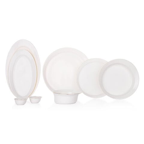 Schafer Superfine Bone Lux Yemek Takımı 56 Parça - Gold