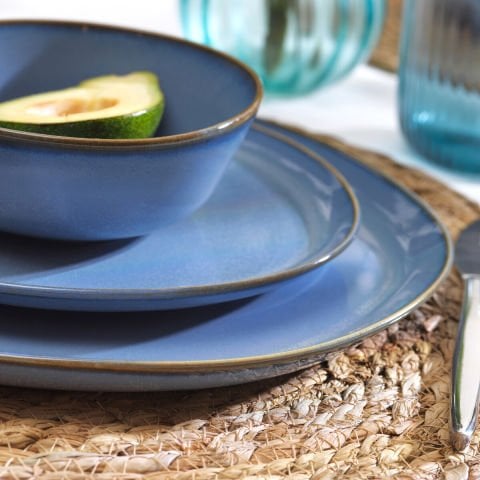 Schafer Hope Yemek Takımı 24 Parça - Mavi-------