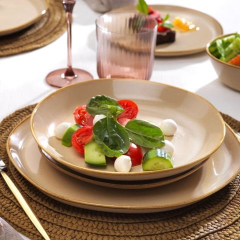 Schafer Hope Yemek Takımı 24 Parça - Bej-------