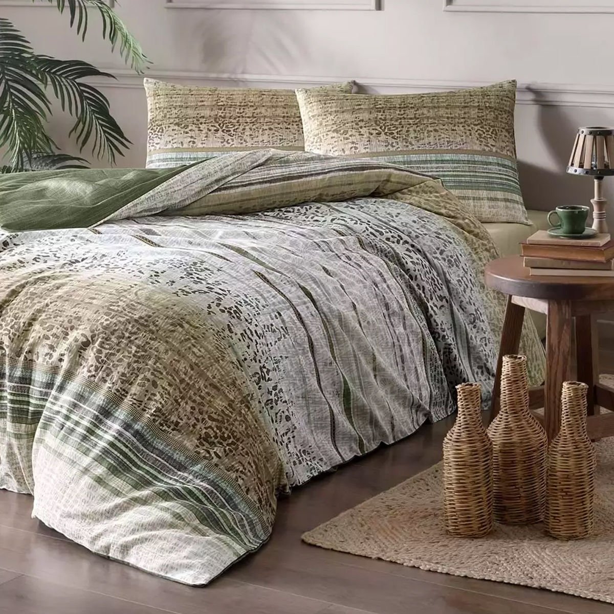 Özdilek Soft Life Saten Çift Kişilik Nevresim Takımı