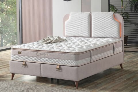 Armis Amber 150x200 Yatak Baza Başlık 3'lü Set