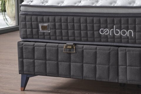 Armis Carbon 150x200 Yatak Baza Başlık 3'lü Set