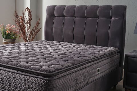Armis Barok Plus 150x200 Yatak Baza Başlık 3'lü Set