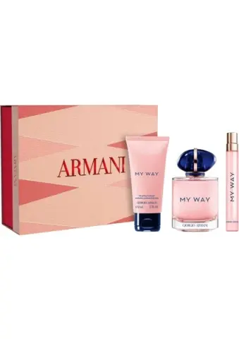 Giorgio Armani My Way Edp 90 ml + 10 ml + 50 ml Bl Kadın Parfüm Set