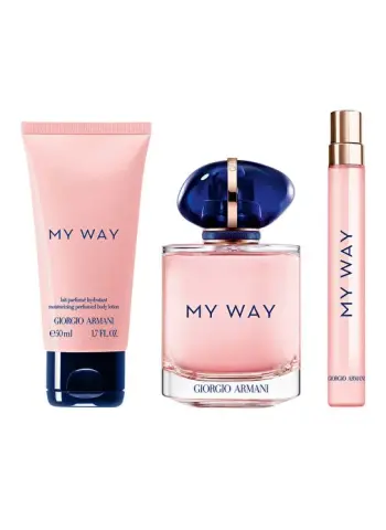 Giorgio Armani My Way Edp 90 ml + 10 ml + 50 ml Bl Kadın Parfüm Set
