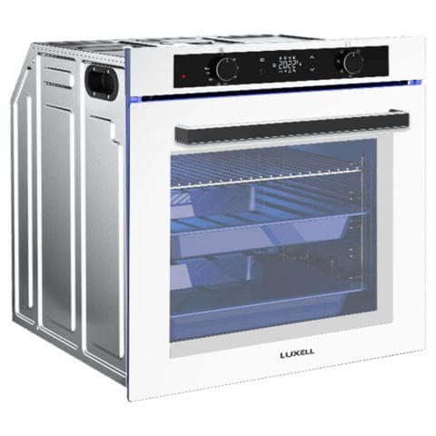 Luxell A68-SGF3(DDT) Lux(9+1 Pro 2Dü) Beyaz Cam Fırın