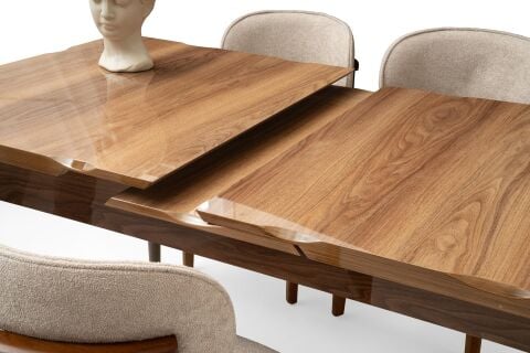 Levent Msa.0037-278, Argun 80*130 Açılır Masa Hazar Kahve