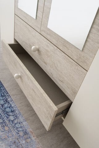 Evart E270 Petra 4 Kapaklı Dolap