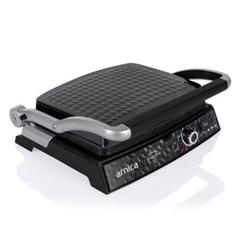 Arnica Diamond Granit Izgaralı Tost Makinesi Siyah GH26251