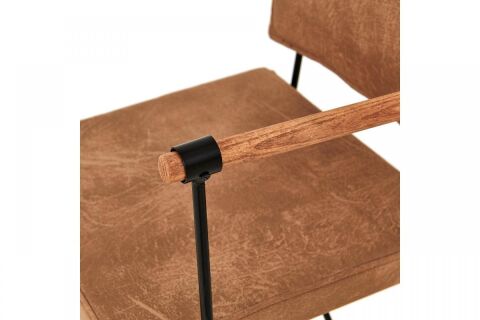 POYRAZ KOLLU BAR SANDALYESİ, KAHVERENGİ