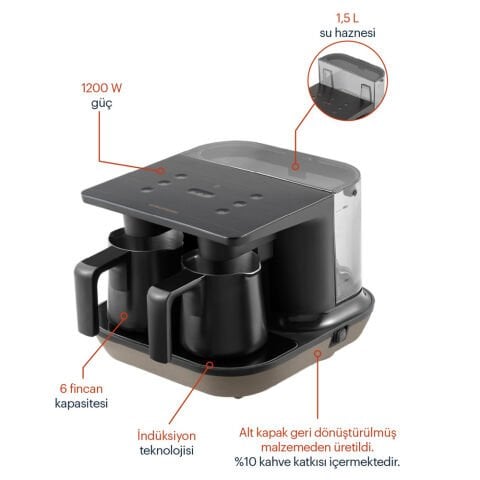 Grundig TCM 7061 Türk Kahve Makinesi