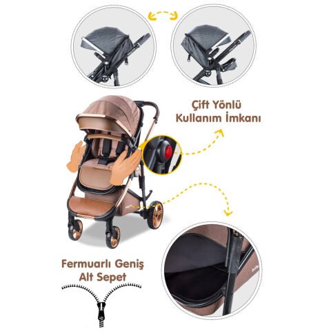 Baby Care BC-440 Collarado Chrome Travel Puset