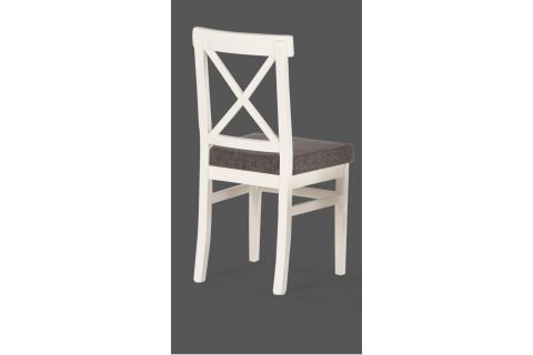 ADA LÜKENS MASA VE ÇAPRAZ DÖŞEMELİ SANDALYE TAKIMI, GRİ EKRU, 125x80