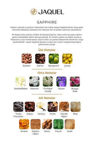 Jaquel Sapphire Kadın Parfümü 100ml