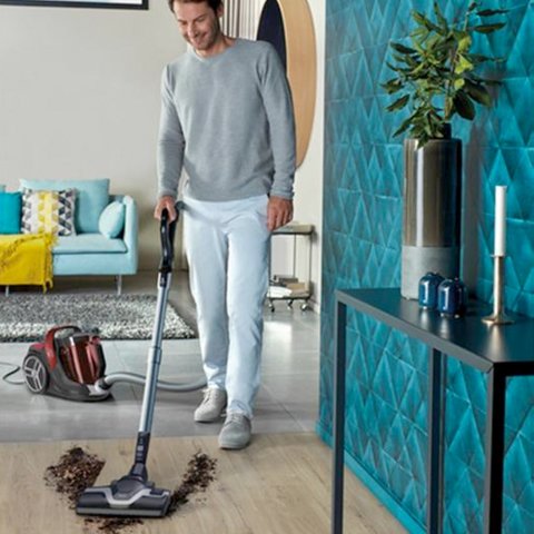 Tefal TW7289 5 Silence Force Cyclonic Toz Torbasız Elektrikli Süpürge - Kahverengi