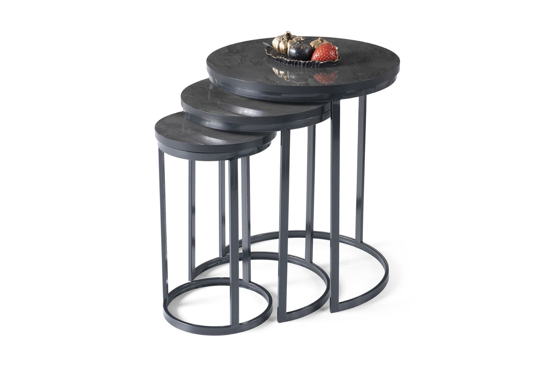 Levent Zgn.0001-491, Nil Zigon Sehpa İrony Siyah Ayak