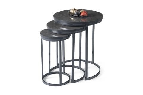 Levent Zgn.0001-491, Nil Zigon Sehpa İrony Siyah Ayak