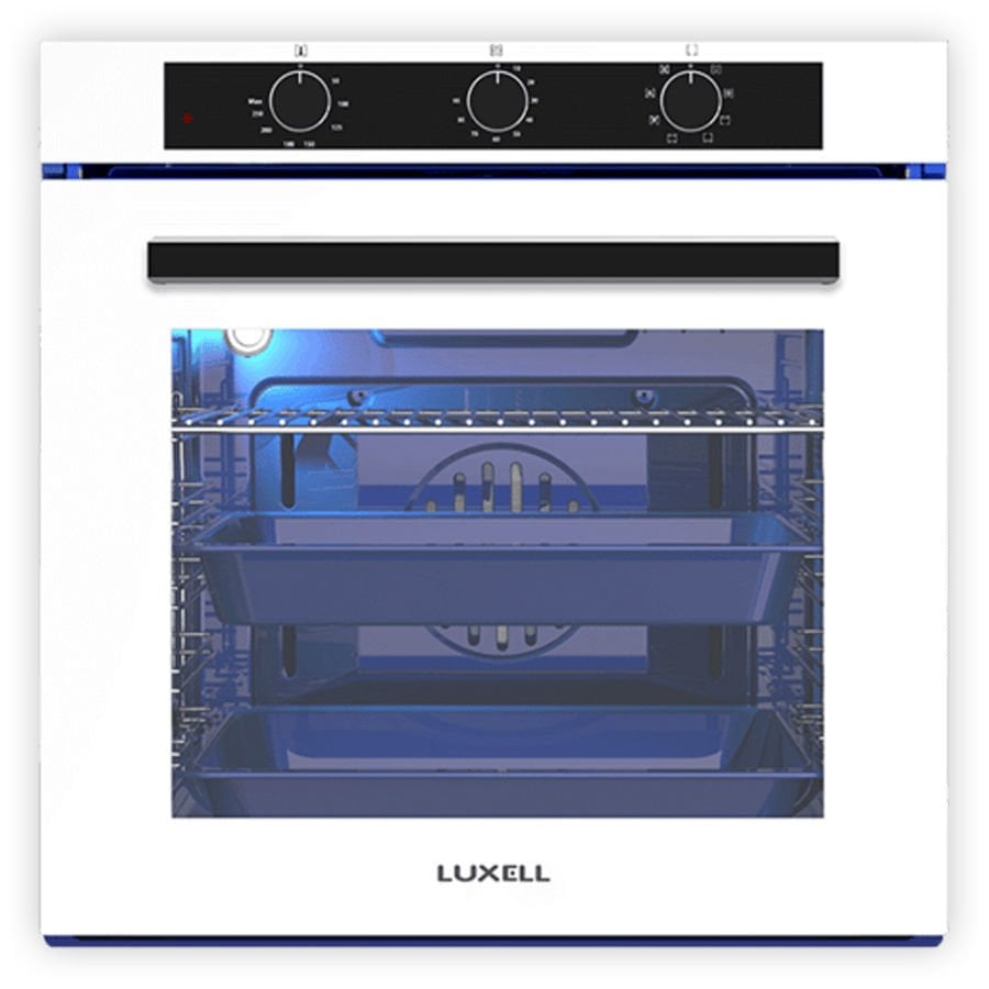 Luxell A68-SF3(MT), Lux(8+1 Pro 3Dü) Beyaz Kristal Cam Fırın