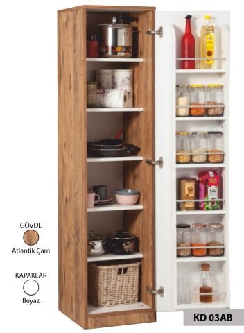 Sembol KD03 Kiler Dolabı Tek Kapılı