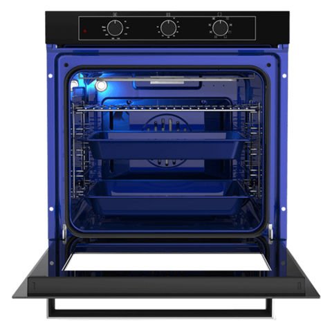 Luxell A68-SF3(MT), Lux(8+1 Pro 3Dü) Siyah Kristal Cam Fırın