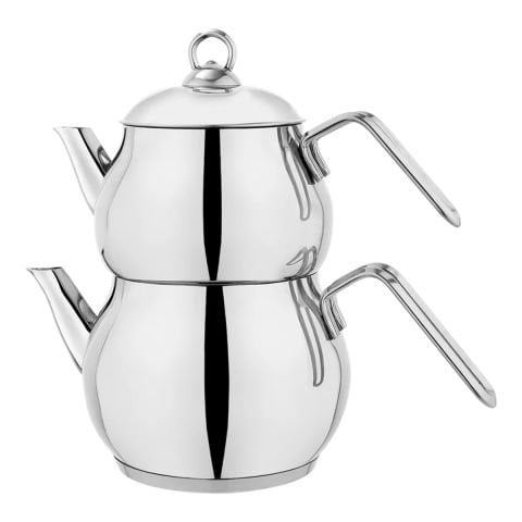 Schafer Opal Çelik Çaydanlık Takımı 3 Parça-Inox