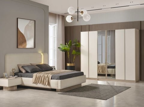 Bige Güneş 6 Kapılı Dolap (4+2)