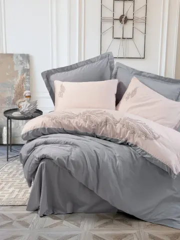 Cotton Box Çift K. Brode Saten Nevresim Takımı