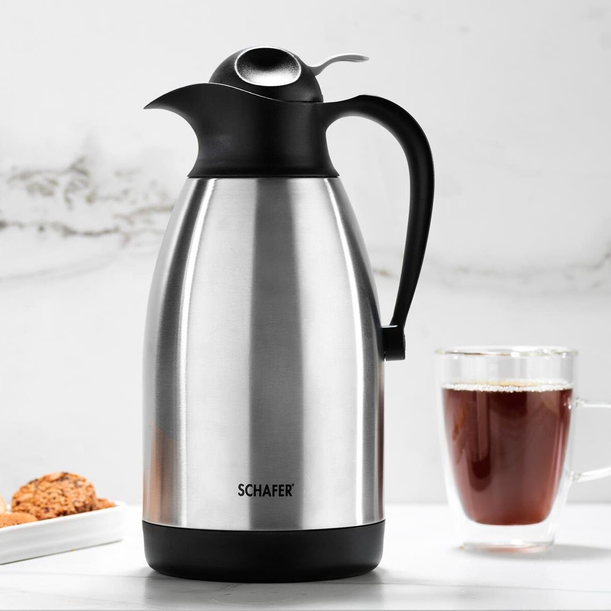 Schafer Kitchenhouse Hero Termos 2,5 Lt - Inox