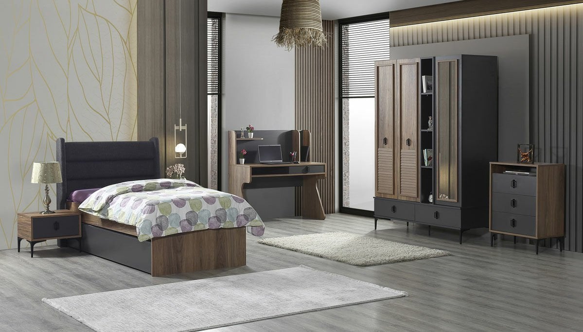 Marcabella Loft Genç Odası Takımı - Başlıklı