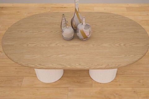 Movemo MVM-CB-3071, Mantar Orta Sehpa Ceviz Beyaz