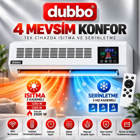 Dubbo Wifi 2500W Klimatik Isıtıcı