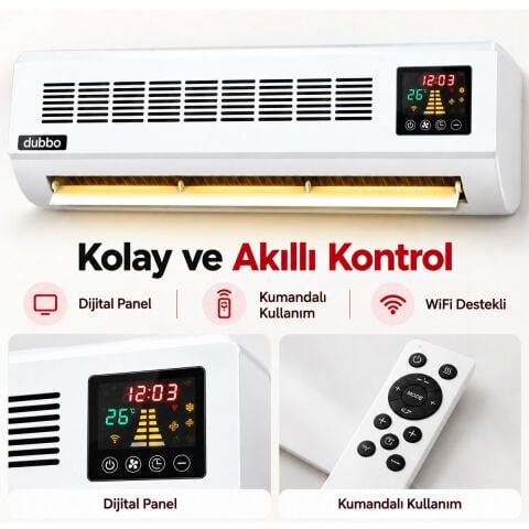 Dubbo Wifi 2500W Klimatik Isıtıcı