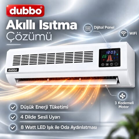 Dubbo Wifi 2500W Klimatik Isıtıcı