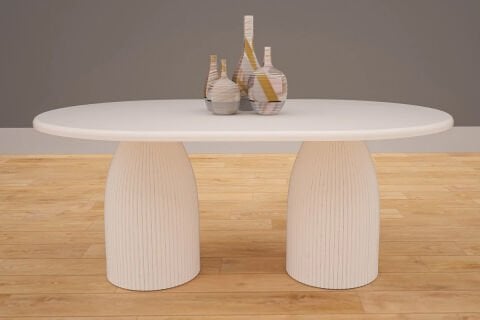 Movemo MVM-B-3072, Mantar Orta Sehpa Beyaz