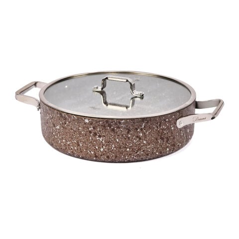 Brioni SHT-125, Stone - Age Terra 28 Cm Basık Tencere