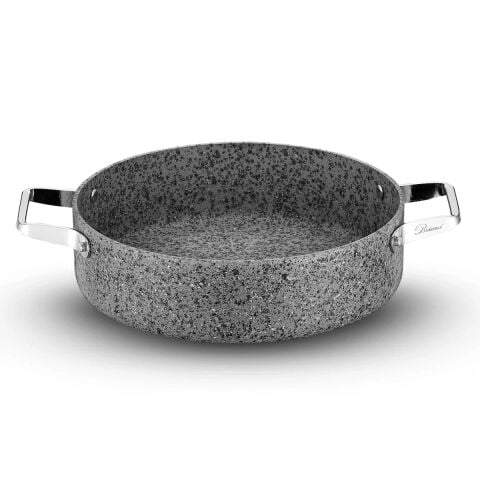 Brioni SH-125, Stone - Age 28 Cm Basık Tencere