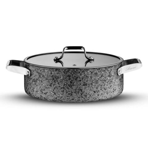 Brioni SH-127, Stone - Age 32 Cm Basık Tencere