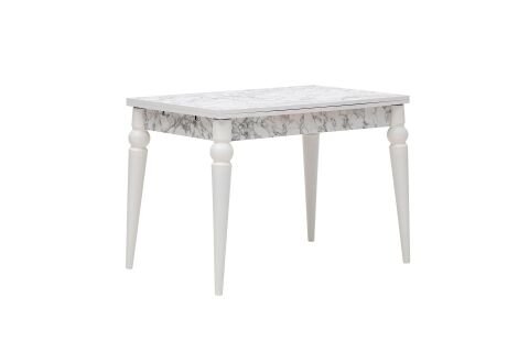 MS1015 SALİVA 70*110 AÇILIR MASA BEYAZ MERMER