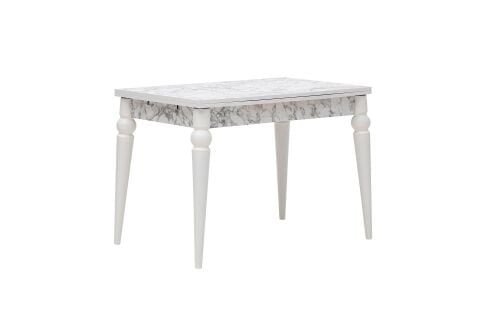 MS1015 SALİVA 70*110 AÇILIR MASA BEYAZ MERMER