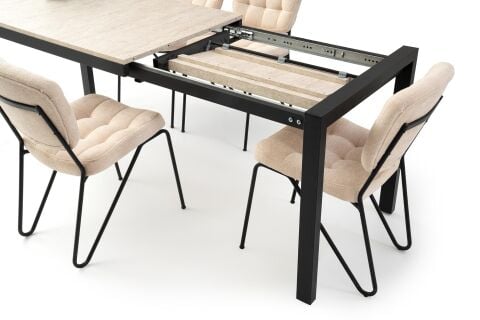 Levent MS2081, Lato 75*120 Metal Ayak Traverten