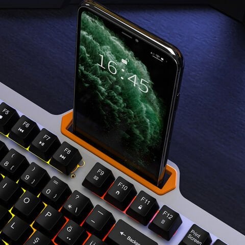 Lenovo Lecoo CM107 USB Kablolu Rainbow Aydınlatmalı Türkçe Q Oyuncu Klavye & Mouse Seti