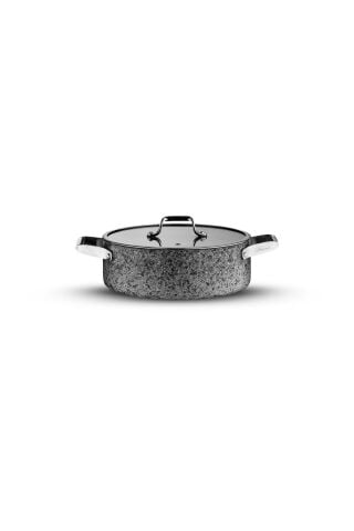 Brioni Sh-122, Stone - Age 22 Cm Basık Tencere