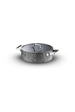 Brioni Sh-122, Stone - Age 22 Cm Basık Tencere