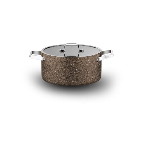 Brioni Sht-123, Stone - Age Terra 24 Cm Basık Tencere