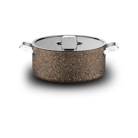 Brioni Sht-134, Stone - Age Terra 28 Cm Derin Tencere