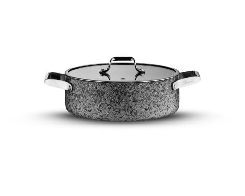 Brioni Sh-124, Stone - Age 26 Cm Basık Tencere