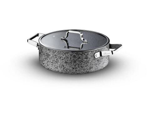 Brioni Sh-124, Stone - Age 26 Cm Basık Tencere