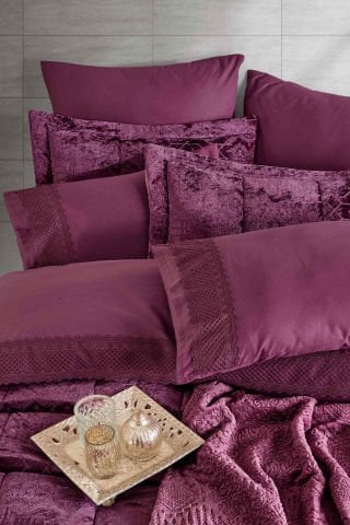 Elart Nüans Çeyiz Paketi 10 Parça (yatak örtüsü+nevresim takımı+battaniye)